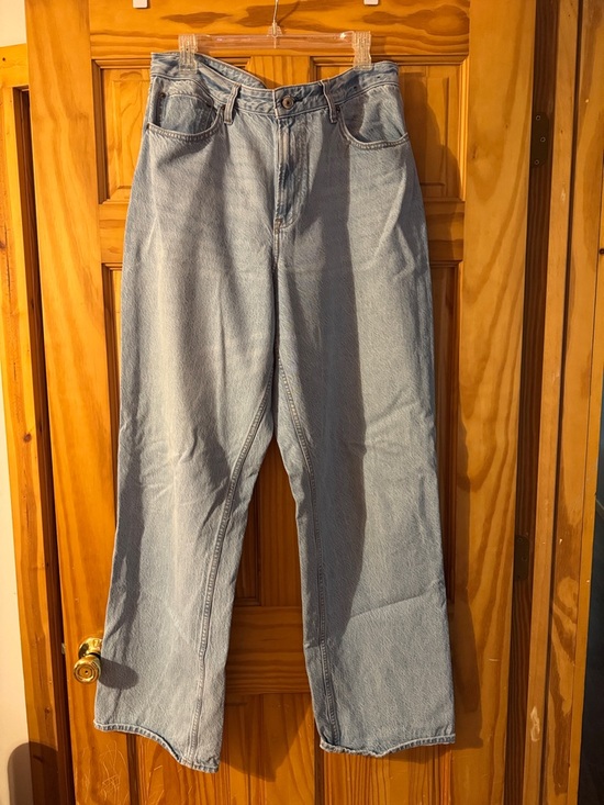 Abercrombie & Fitch Denim - Abercrombie & Fitch Light Blue High-Rise Loose Jeans